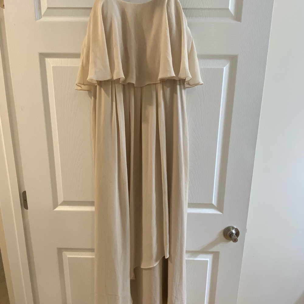 Elegant Cream Women's Dress